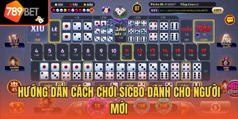Hướng dẫn cách chơi Sicbo dành cho người mới