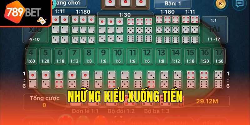 Những kiểu xuống tiền